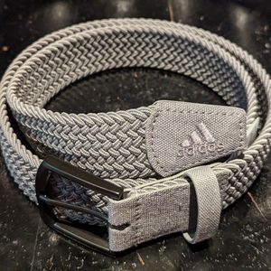 Adidas Grey Woven Belt (S/M)